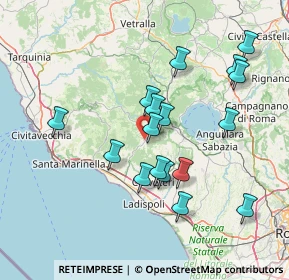 Mappa Strada LAZIO, 00066 Manziana RM, Italia (14.75471)