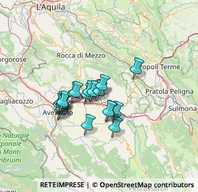 Mappa Via Sotto la Torre, 67043 Aielli AQ, Italia (10.4475)