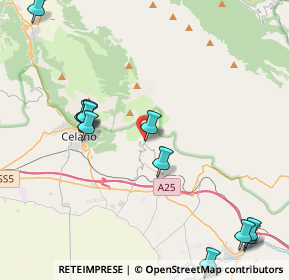 Mappa Via Sotto la Torre, 67043 Aielli AQ, Italia (5.29083)