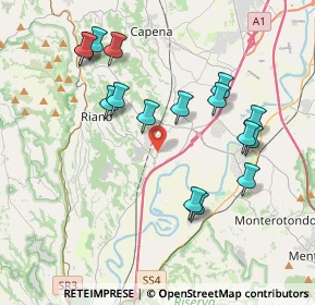 Mappa Via dei Costaroni, 00060 Riano RM, Italia (4.14)