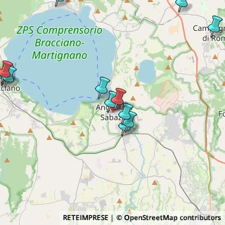 Mappa Via di Prato Viale, 00061 Anguillara Sabazia RM, Italia (5.61692)