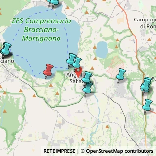 Mappa Via di Prato Viale, 00061 Anguillara Sabazia RM, Italia (6.0425)