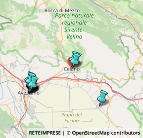 Mappa Via Muranuove, 67043 Celano AQ, Italia (9.465)