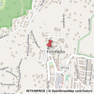Mappa Viale Umberto l°, 118, 00060 Formello, Roma (Lazio)