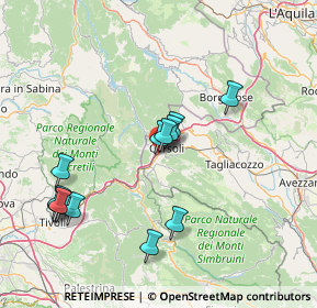 Mappa Km. 69 Via Tiburtina, 67061 Carsoli AQ, Italia (16.28692)