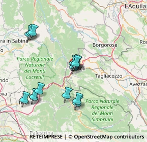 Mappa Km. 69 Via Tiburtina, 67061 Carsoli AQ, Italia (14.812)