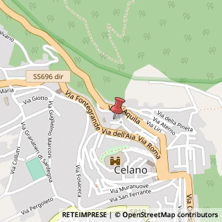 Mappa Via dell'Aia, 131, 67043 Celano, L'Aquila (Abruzzo)