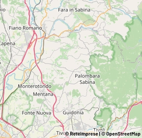 Mappa Strada di Quirani, 00018 Palombara Sabina RM, Italia (10.118)