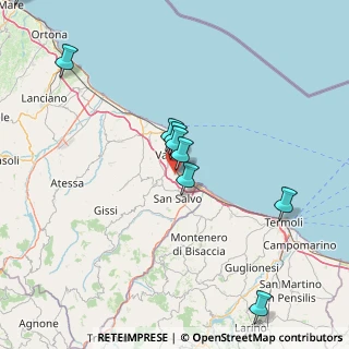 Mappa Via Montevecchio Selvotta, 66054 Vasto CH, Italia (34.21267)