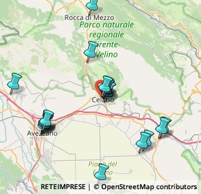 Mappa Via Madonna delle Grazie, 67043 Celano AQ, Italia (8.3325)