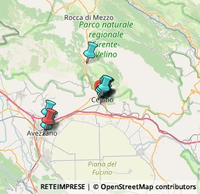 Mappa Via Madonna delle Grazie, 67043 Celano AQ, Italia (4.28917)