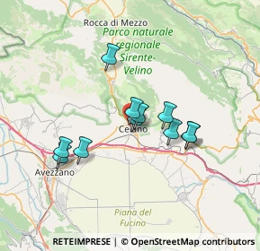 Mappa Via Madonna delle Grazie, 67043 Celano AQ, Italia (5.80182)