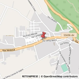 Mappa Via Vestina, 4A, 67043 Celano, L'Aquila (Abruzzo)
