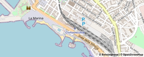 Mappa Civitavecchia