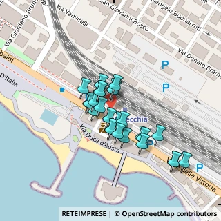 Mappa Parcheggio della stazione, 00053 Civitavecchia RM, Italia (0.08519)