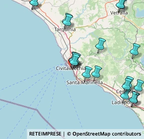 Mappa Parcheggio della stazione, 00053 Civitavecchia RM, Italia (20.445)