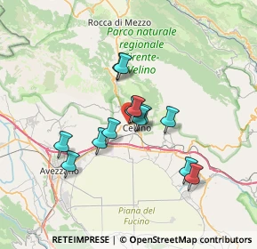Mappa Via Enrico Mattei, 67043 Celano AQ, Italia (5.51308)