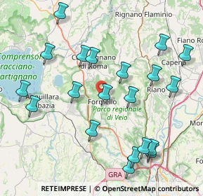 Mappa Via Monte Madonna, 00060 Formello RM, Italia (9.56)