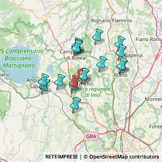 Mappa Via Monte Madonna, 00060 Formello RM, Italia (6.34167)