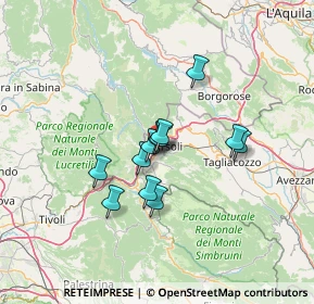 Mappa Via tiburtina valeria km 69, 67061 Carsoli AQ, Italia (9.85083)