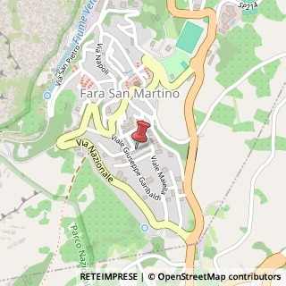 Mappa Viale Alessandro Manzoni, 15, 66015 Fara San Martino, Chieti (Abruzzo)