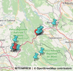 Mappa Zona Industriale Le campora, 67061 Carsoli AQ, Italia (16.94929)