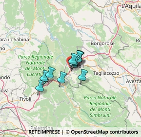 Mappa Zona Industriale Le campora, 67061 Carsoli AQ, Italia (7.06909)
