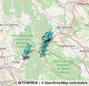 Mappa Zona Industriale Le campora, 67061 Carsoli AQ, Italia (7.75455)