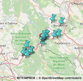 Mappa Zona Industriale Le campora, 67061 Carsoli AQ, Italia (10.74)