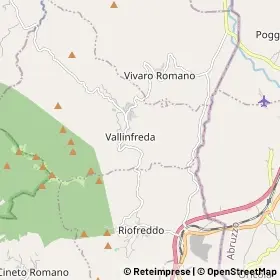 Mappa Vallinfreda