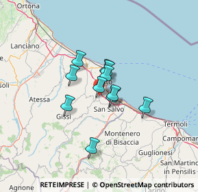 Mappa Via San Michele, 66051 Vasto CH, Italia (8.84182)