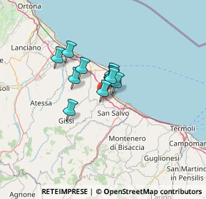 Mappa Via San Michele, 66051 Vasto CH, Italia (8.14727)