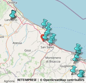 Mappa Via San Michele, 66051 Vasto CH, Italia (23.00706)