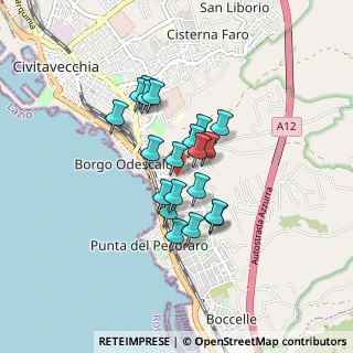 Mappa Via Liguria, 00053 Civitavecchia RM, Italia (0.6475)