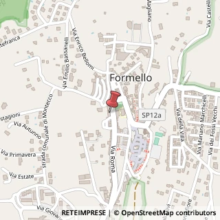 Mappa Via Roma, 12, 00060 Formello, Roma (Lazio)