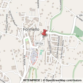 Mappa Viale N. Sauro, 43, 00060 Formello, Roma (Lazio)