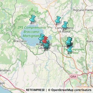 Mappa Via delle Pantane, 00061 Anguillara Sabazia RM, Italia (5.92133)