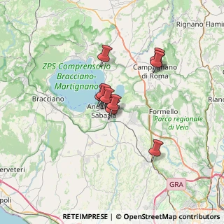 Mappa Via delle Pantane, 00061 Anguillara Sabazia RM, Italia (5.06545)