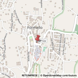 Mappa Piazza Donato Palmieri, 2, 00060 Formello, Roma (Lazio)