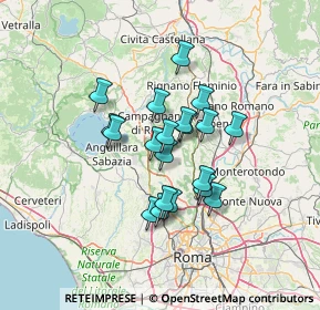 Mappa Via Magliano, 00060 Formello RM, Italia (10.484)