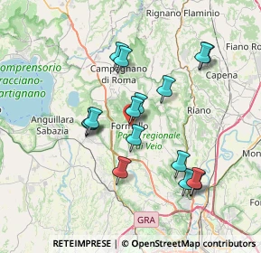 Mappa Via Magliano, 00060 Formello RM, Italia (7.04375)