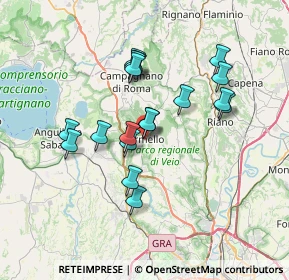 Mappa Via Magliano, 00060 Formello RM, Italia (6.41833)