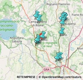Mappa Via Magliano, 00060 Formello RM, Italia (7.50143)