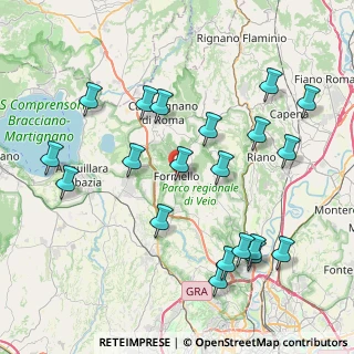 Mappa Via Magliano, 00060 Formello RM, Italia (9.4475)
