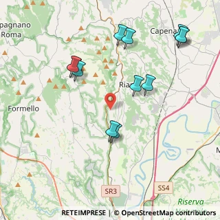 Mappa Via Colle delle Rose, 00060 Riano RM, Italia (4.67417)