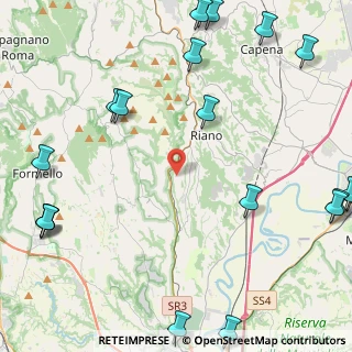 Mappa Via Colle delle Rose, 00060 Riano RM, Italia (7.137)
