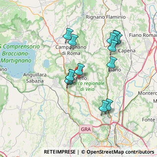 Mappa Via Mariano Marchicelli, 00060 Formello RM, Italia (7.45143)