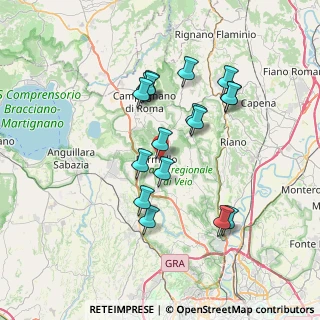 Mappa Via Mariano Marchicelli, 00060 Formello RM, Italia (6.89647)
