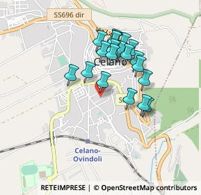 Mappa Via Stazione, 67043 Celano AQ, Italia (0.387)