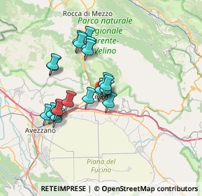 Mappa Via Stazione, 67043 Celano AQ, Italia (5.8555)